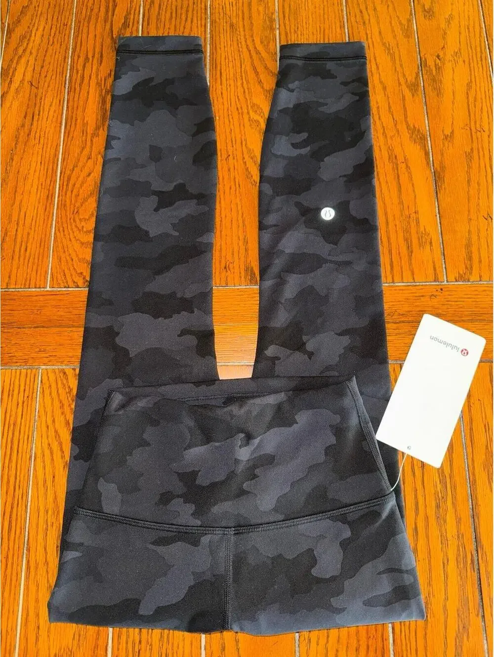 Lululemon Wunder Train High Rise 25” Heritage Camo Black Size 2 NWT
